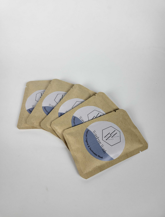 Travel Size: Premium Lingerie & Swimwear Wash Packets (5 Count)