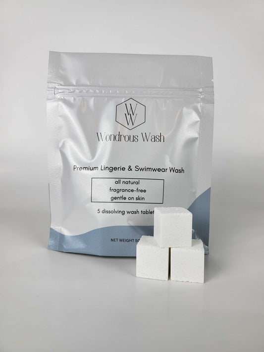 Travel Size: Premium Lingerie & Swimwear Wash (5 Count)
